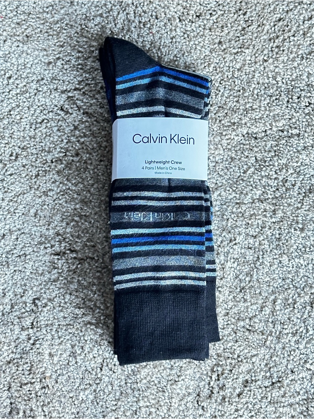 New Calvin Klein Men's Lightweight Crew Socks